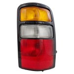 Tail Light Assembly for Chevrolet Suburban 2004-2006, Right (Passenger) Side, Amber/Clear/Red Lens, Replacement