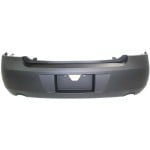 Primed (Ready to Paint) Rear Bumper Cover for Chevrolet Impala 2006-2013, Impala Limited 2014-2016, with Exhaust Hole, Replacement