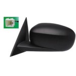Left (Driver) Side Outside Rear View Mirror Assembly for 2006-2010 Dodge Charger, Power; without Heat; Non-Folding; Textured Black Cover; Glass Replacement,  4806157AC-PFM