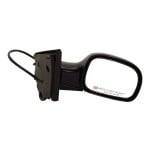 Power Mirror for Dodge Caravan 2001-2007, Right (Passenger) Side, Manual Folding, Heated, Paintable, Replacement