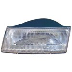 Right (Passenger) Headlight Lens/Housing for 1991 - 1995 Dodge Caravan, Front Headlight Assembly Replacement Housing/Lens/Cover with Composite Headlights,  4451730, Replacement'