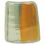Front Left (Driver) Side Marker Light Assembly for 1991 - 1996 Dodge Dakota, with Composite Headlights,  CH2550117, Replacement