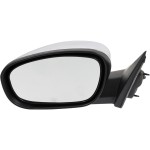 Power Mirror for Dodge Charger 2006-2010, Chrysler 300 2005-2010, Left (Driver Side), Manual Folding, Heated, Chrome, Replacement