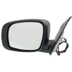 Power Mirror for Dodge Grand Caravan/Chrysler Town & Country 2008-2010, Left (Driver), Manual Folding, Heated, Chrome, with Signal Light, Replacement