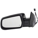 Power Mirror for Chevrolet Equinox/GMC Terrain 2010-2017, Left (Driver), Manual Folding, Heated, Paintable, without Blind Spot Feature and Memory, Replacement