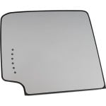 2015 - 2019 Chevrolet (Chevy) Silverado 1500 Upper Side View Mirror Glass - Left (Driver)