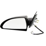 Power Mirror for Chevrolet Impala 2006-2013 / Impala Limited 2014-2016, Left (Driver), Non-Folding, Heated, Paintable, w/ Smooth Black Base, Replacement