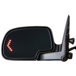 Power Folding Heated Mirror for Silverado/Sierra 2003-2006 & 2007 Classic, Left (Driver), Non-Towing, Paintable, with Auto Dimming, Memory, Puddle Light, and Signal Light, Replacement