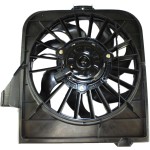 Radiator Fan Assembly for Dodge Caravan 2001-2005, Left Side, Applicable Until January 31, 2005, Replacement