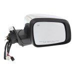 Power Mirror for Dodge Durango 2011-2022, Right (Passenger), Manual Folding, Heated, Chrome, with Memory and Signal Light, without Auto Dimming and Blind Spot Detection, Replacement