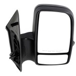 Power Heated Mirror for Mercedes-Benz Sprinter 2007-2018, Right (Passenger), Non-Towing, Manual Folding, Textured with Signal Light, Replacement