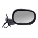 Power Mirror for Dodge RAM 1500 Pickup 1998-2001 & RAM 2500/3500 Pickup 1998-2002, Right (Passenger), Non-Towing, Manual Folding, Heated, Textured, Replacement