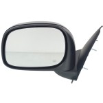 Power Mirror for Dodge Ram 1500 Pickup 2002-2008 / Ram 2500/3500 Pickup 2003-2009, Left (Driver) Side, Manual Folding, Heated, Textured Black, Replacement