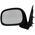 Manual Adjust Non-Towing Textured Mirror for Dodge RAM 1500 Pickup 2002-2009, RAM 2500/3500 Pickup 2003-2009, Left (Driver), Manual Folding, Non-Heated, ST Model, Replacement