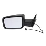 Mirror for Dodge RAM 1500 Pickup (2013-2018) & 2500/3500 Pickup (2013-2022), Left (Driver), Non-Towing, Manual Adjust & Fold, Non-Heated, Textured, with Temperature Sensor, Includes 2019-2022 1500 Classic, Replacement