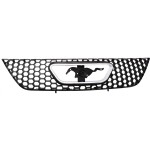 Textured Black Shell and Insert Grille for 1999-2004 Ford Mustang, without Emblem, Replacement