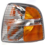 Corner Light for Ford Explorer 2004-2005, Left (Driver) Side, Lens and Housing, Park/Signal Light, From 3-4-2004, Replacement