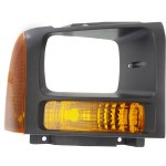 Signal Light for Ford F-Series Super Duty 2005-2007, Right (Passenger), Lens and Housing, Replacement