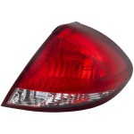 Tail Light for Ford Taurus Sedan, Right (Passenger) Side, Lens and Housing, 2004-2007, Replacement
