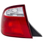 Tail Light for 2005-2007 Ford Focus Sedan, Left (Driver), Lens and Housing, Replacement