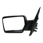 Power Mirror for Ford F-150 2009-2010, Left (Driver), Non-Towing, Manual Folding, Non-Heated, Textured Standard, without Auto Dimming, Blind Spot Detection, Memory, and Signal Light, Excludes SVT Raptor- Replacement