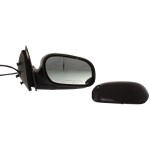 Power Mirror for Ford Crown Victoria/Grand Marquis 2009-2011, Right (Passenger), Manual Folding, Heated, Paintable, without Auto Dimming, Blind Spot Detection, Memory, and Signal Light, Replacement