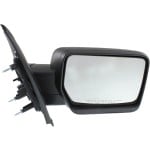 Standard Right (Passenger) Mirror for Ford F-150 2011-2014, Manual Adjust and Manual Folding, Non-Towing, Non-Heated, Textured, w/o Blind Spot Feature, Replacement