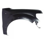 Front Fender for Ford F-150 2009-2014 Right (Passenger), Primed (Ready to Paint), with Wheel Opening Molding Holes - CAPA-Certified, Replacement