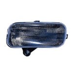 Left (Driver) Fog Light Lens/Housing for 1999 - 2000 Ford Expedition, Replacement Assembly Housing/Lens/Cover, Without Bracket, Factory Installed,  XL3Z15200DA