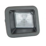 Rear License Plate Light Assembly for Ford F-Series Super Duty 2017-2022, Left (Driver), Halogen, CAPA-Certified, Replacement - Fits F-250, F-350, F-450, F-550 Models