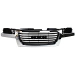 Chrome Shell/Black Insert Grille for GMC Canyon 2004-2012, Replacement