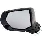 Power Mirror for Chevrolet Tahoe 2021-2023, Left (Driver), Non-Towing, Manual Folding, Heated, Paintable, with Blind Spot Detection, without Auto Dimming, Memory, Puddle and Signal Light, Replacement