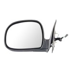 Power Mirror for Chevrolet S10 Pickup (1994-1997) / Blazer (1995-1997), Left (Driver), Manual Folding, Non-Heated, Paintable, Replacement