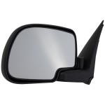 Manual Adjust Mirror for Chevrolet Silverado/GMC Sierra 1999-2006, Left (Driver), Non-Towing, Manual Folding, Non-Heated, Textured, Includes 2007 Classic, Replacement