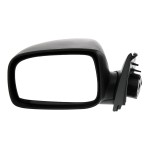 Manual Adjust Mirror for Chevrolet Colorado/ GMC Canyon 2004-2012, Left (Driver), Manual Folding, Non-Heated, Textured Surface, Replacement
