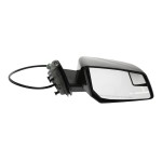 Power Mirror for GMC Acadia/Acadia Limited 2009-2017, Right (Passenger), Manual Folding, Heated, Paintable, with In-housing Signal Light, without Auto Dimming, Blind Spot Detection, and Memory, Replacement