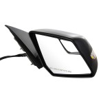 Power Folding Heated Mirror for GMC Acadia/Acadia Limited 2009-2017, Right (Passenger), Paintable, with In-housing Signal Light, without Auto Dimming, Blind Spot Detection, and Memory Feature, Replacement
