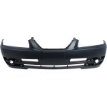 Front Bumper Cover for Hyundai Elantra 2004-2006 Sedan, Primed (Ready to Paint), Without Fog Light Holes, Replacement
