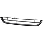 Front Bumper Grille for Honda Accord Sedan 2006-2007, Center Placed, Textured Black Finish, Replacement