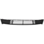 Front Bumper Grille for Hyundai Elantra Sedan, 2007-2010, Textured Black, Replacement (CAPA Certified)