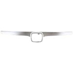 Grille for 2006-2008 Honda Civic, Bright Chrome Shell and Insert, Excluding Si Model, Replacement