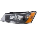 Headlight Assembly for Hyundai Sonata 2006-2008, Left (Driver), Halogen, Replacement