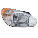 Headlight Assembly for Hyundai Accent 2007-2011, Right (Passenger) Side, Halogen, Suitable for Hatchback/Sedan, Replacement