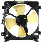 A/C Fan Shroud Assembly for 1999-2000 Honda Civic, Left (Driver), Replacement