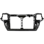 Radiator Support Assembly for Hyundai Accent 2006-2011, Black, Plastic with Steel, Compatible with Hatchback 2007-2008/Sedan, Replacement