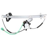 Front Window Regulator with Power and Motor for 2002-2006 Honda CR-V, Left (Driver) Side, Replacement