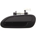 Exterior Rear Door Handle for Honda Accord 1998-2002, Left (Driver), Smooth Black, Sedan, Japan/USA Built, Replacement