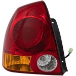 Tail Light Assembly for 2003-2006 Hyundai Accent Sedan, Left (Driver) Side, Replacement