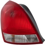 Tail Light Assembly for Hyundai Elantra Sedan 2001-2003, Left (Driver) Side, Replacement