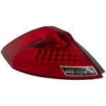 Tail Light for Honda Accord 2006-2007, Left (Driver), Lens and Housing, Black Rim, Coupe, Replacement